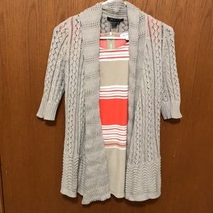 Cardigan cream shawl collar